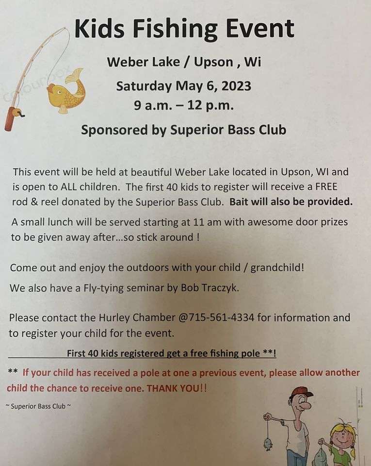 Kids Fishing Event - FeLiveLife - Gogebic Iron Range Event Calendar