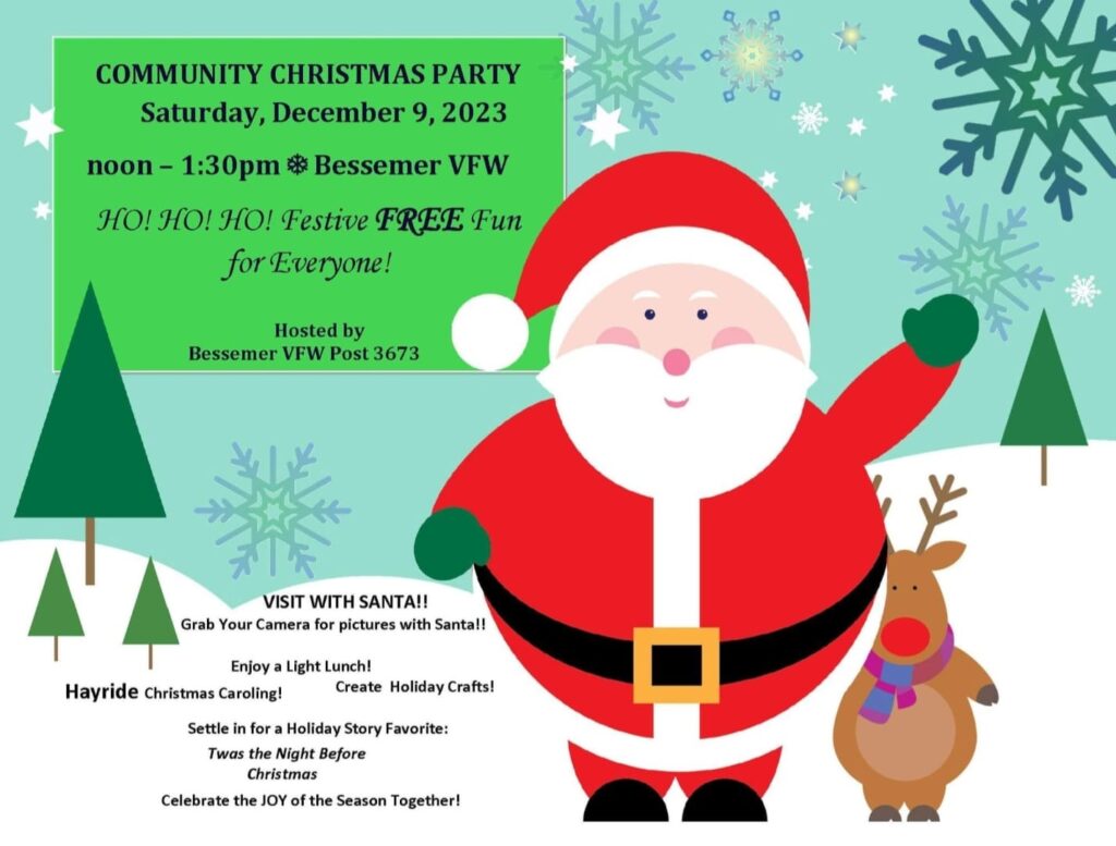 Annual VFW Christmas Party FeLiveLife Gogebic Iron Range Event Calendar